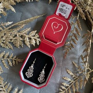 Brighton Alcazar Heart Trio French Wire Earrings